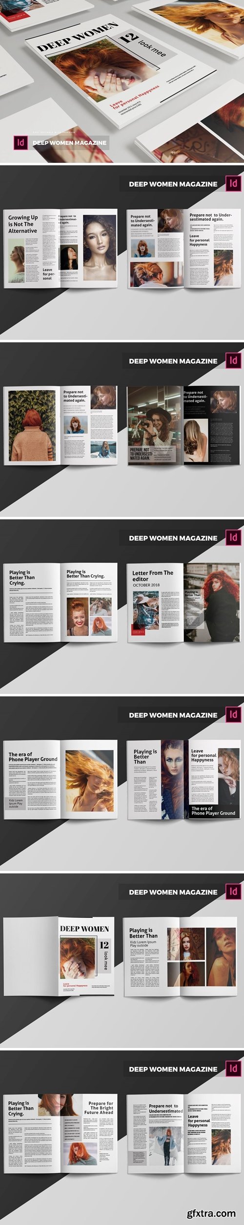 Deep Women | Magazine Template