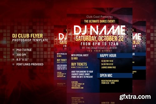 DJ Club Entertainment Flyer