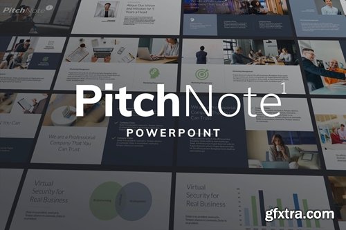 Pitch Note 1 - Powerpoint, Google Slides and Keynote Template Presentation