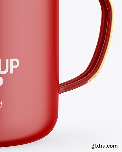 Matte Enamel Cup Mockup 46471