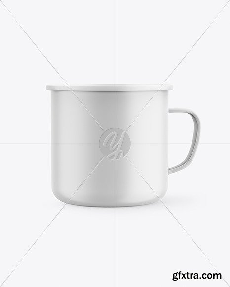 Matte Enamel Cup Mockup 46471