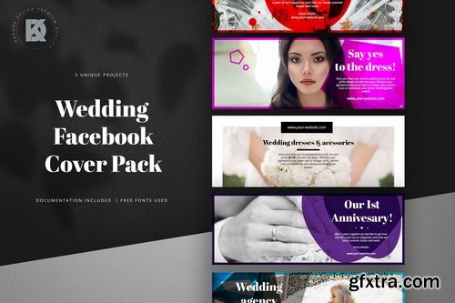 Facebook Wedding Cover Pack