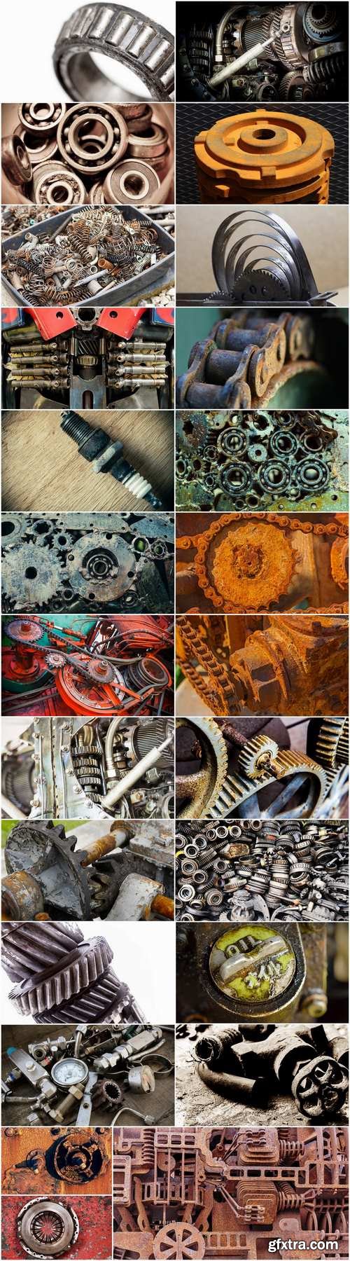 Vintage gear with rust 25 HQ Jpeg