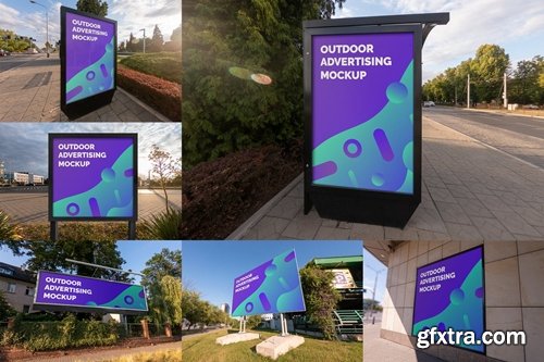 Outdoor Advertising Mockups vol.2