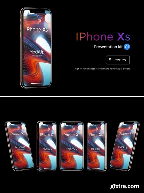 IPhone Xs Realistic hi resolution Mockup vol. 1