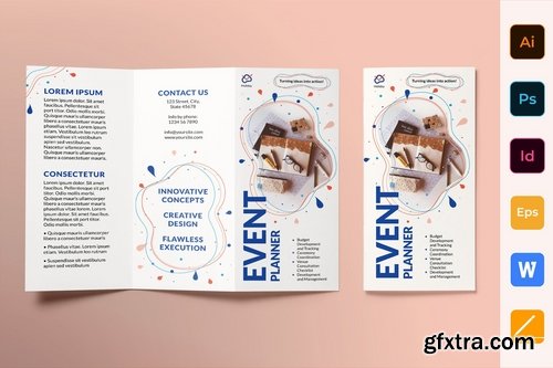 Event Planner Poster Flyer Business Card Brochure Bifold Trifold