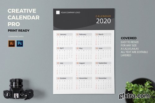 Creative Calendar Pro 2020