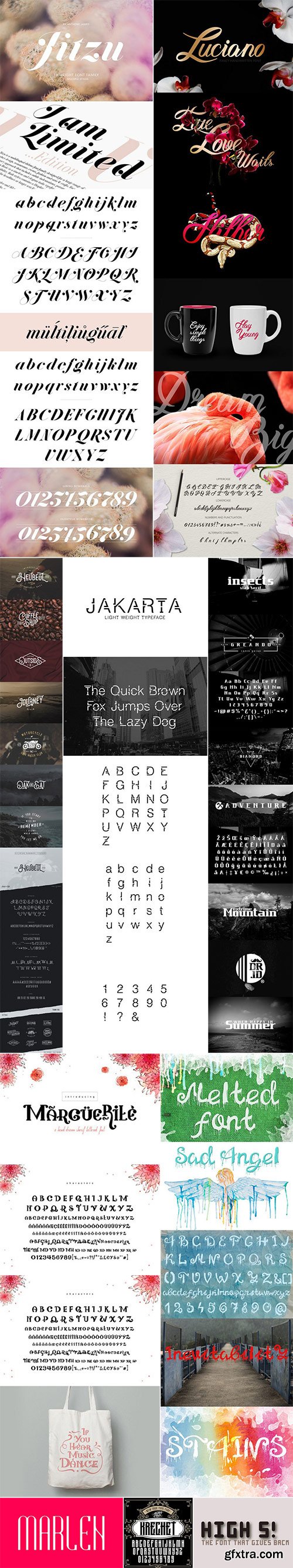 Mix Fonts Bundle 75