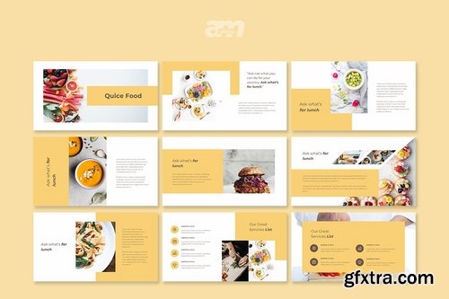 Quice Food - Powerpoint Google Slides and Keynote Templates