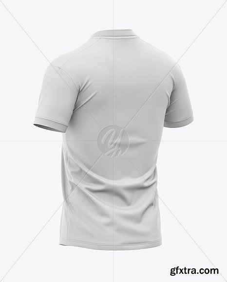 Men’s Soccer V-Neck Jersey Mockup 46410