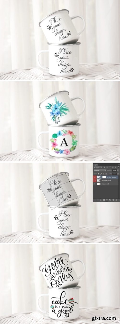 Enamel Mug Mockup 1617360