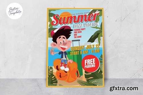 Summer Camp Poster Template