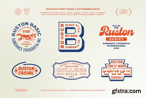 Ruston Font Family