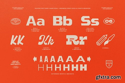 Ruston Font Family