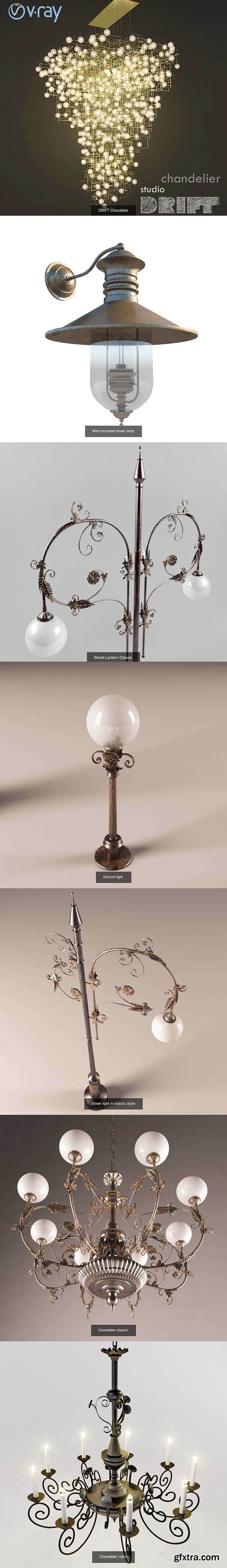 Cgtrader - Lighting bundle 3D Model Collection