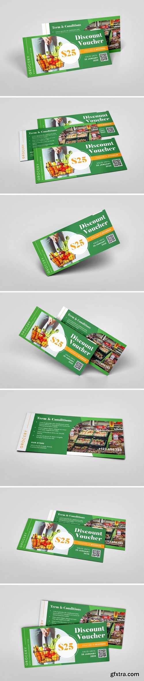 Grocery Supermarket AI and PSD Gift Voucher