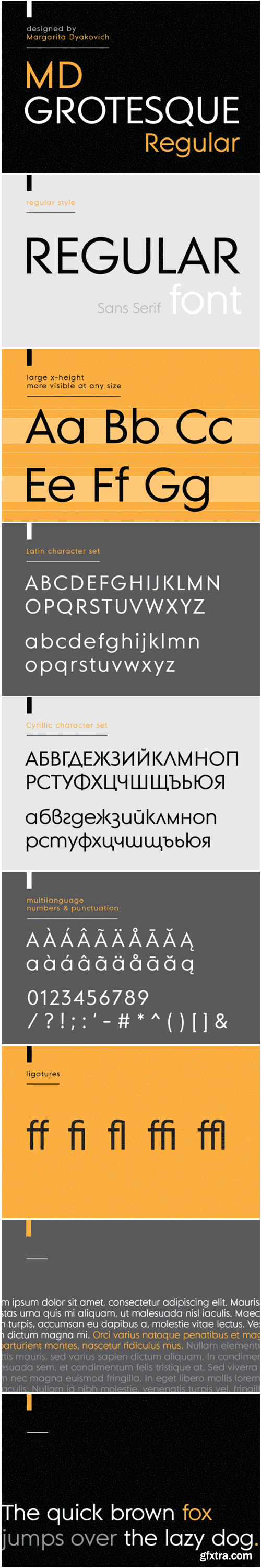 MD Grotesque Regular Font