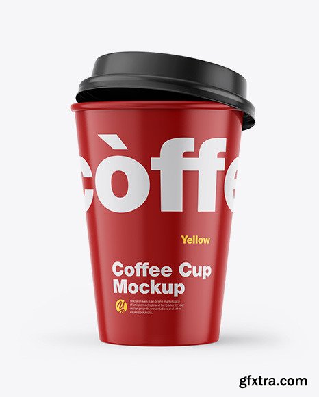 Glossy Coffee Cup Mockup 46293