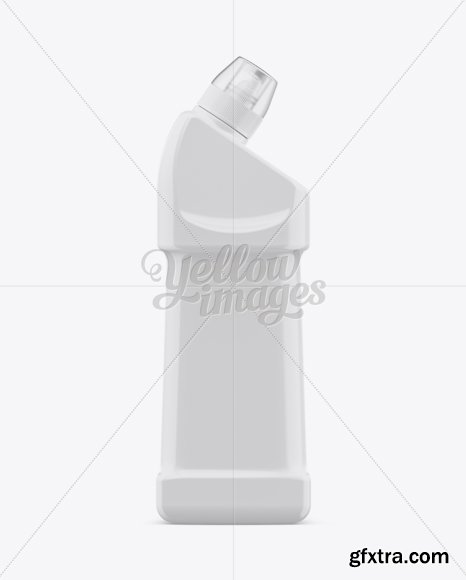 Plastic Toilet Cleaner Bottle Mockup 12663