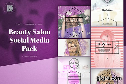 Beauty Salon Social Media Pack