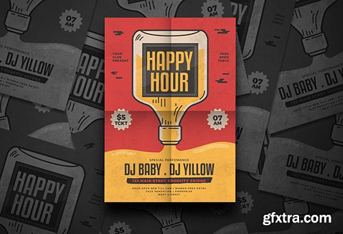 Happy Hour Flyer