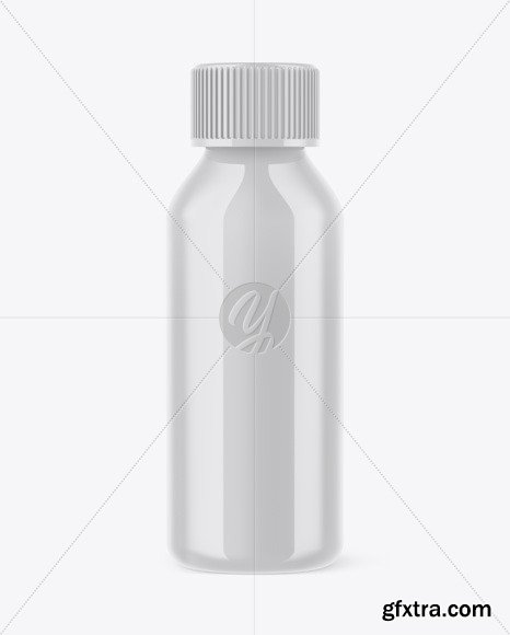 Glossy Plastic Bottle Mockup 46441