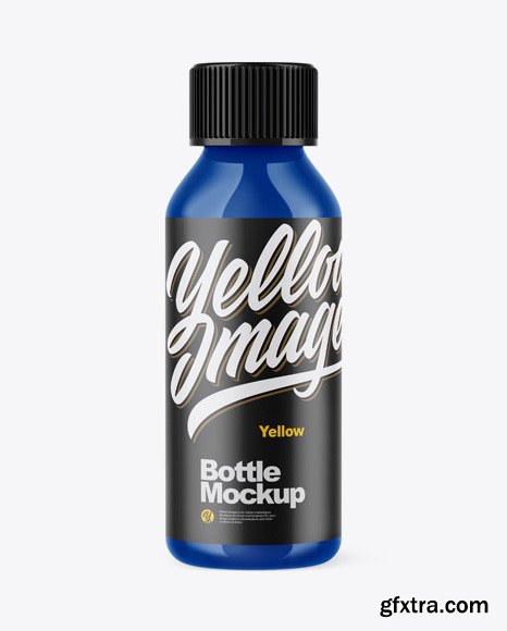 Glossy Plastic Bottle Mockup 46441