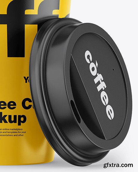 Glossy Coffee Cup Mockup 46411