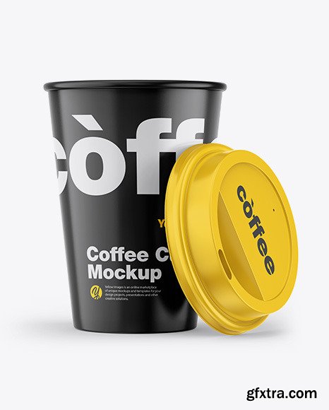 Glossy Coffee Cup Mockup 46411