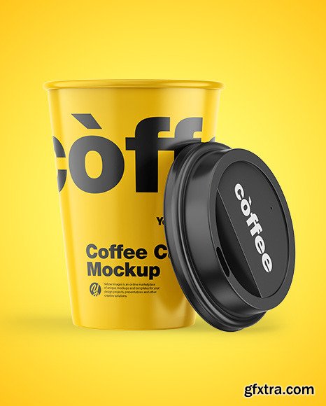 Glossy Coffee Cup Mockup 46411