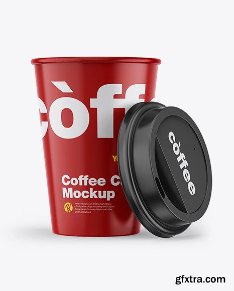 Glossy Coffee Cup Mockup 46411