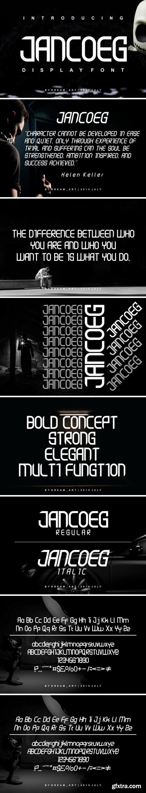 Jancoeg Font