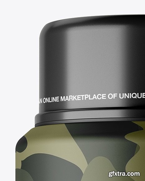 Matte Thermos Mockup 46525