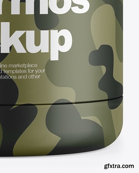 Matte Thermos Mockup 46525