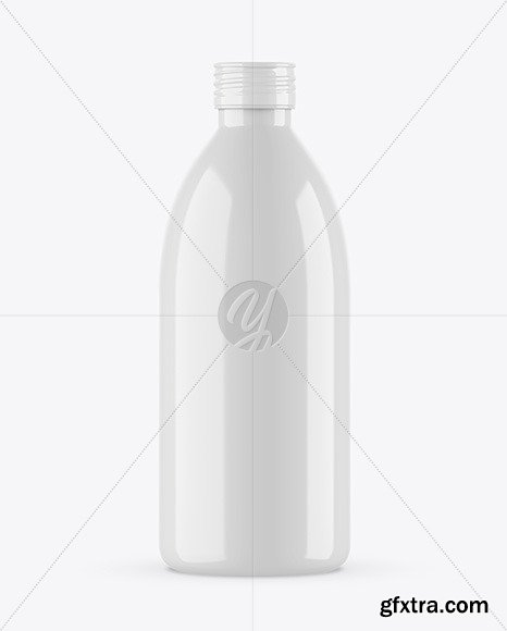 Glossy Bottle Mockup 46522