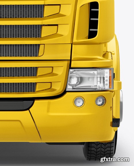 Truck Mockup - Front View 46536