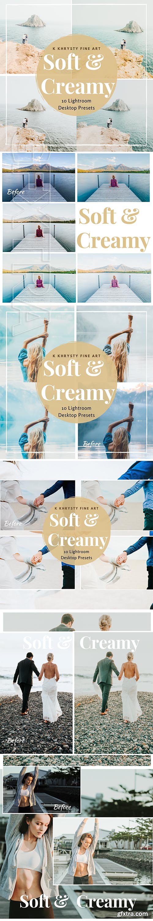 CreativeMarket - 10 SOFT & CREAMY Lightroom Presets 3893994