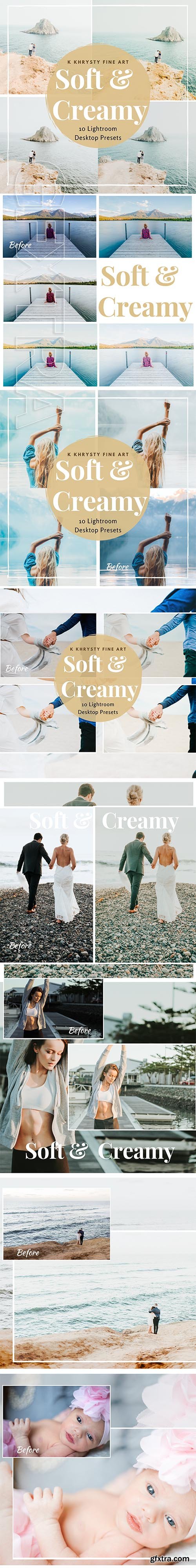 CreativeMarket - 10 SOFT & CREAMY Lightroom Presets 3893994