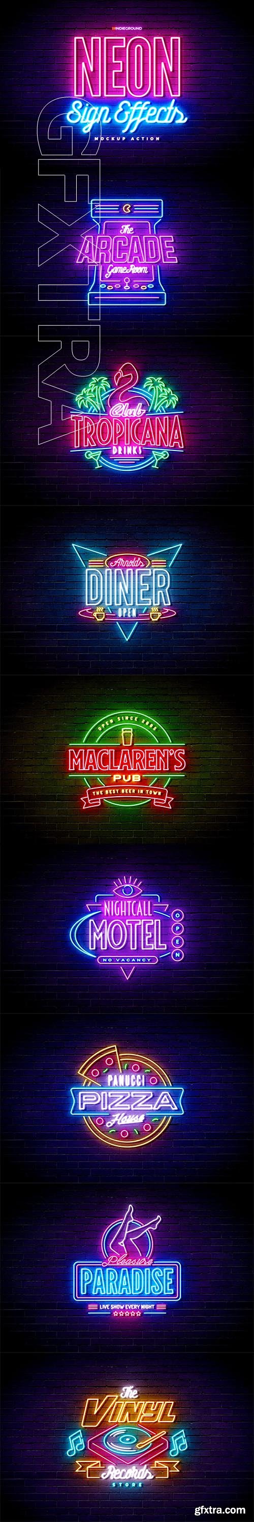 CreativeMarket - Neon Sign Effects 3893928