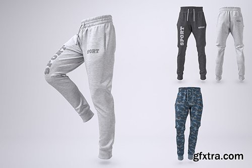 Joggers Pants or Sweatpants Mock-Up