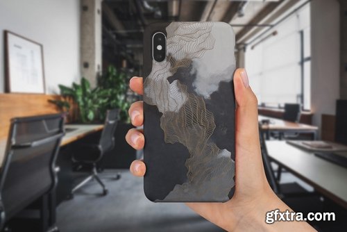 iPhone X Case Mock-Up Isolated