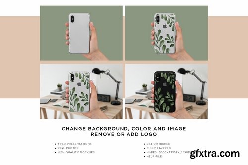 iPhone X Case Mock-Up Isolated