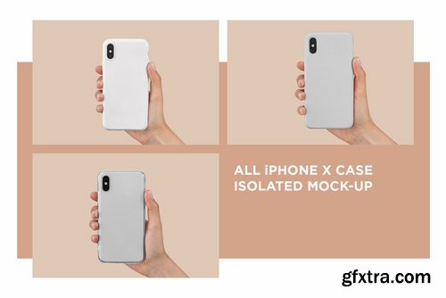 iPhone X Case Mock-Up Isolated