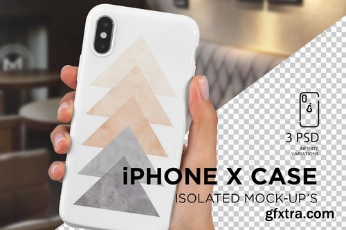 iPhone X Case Mock-Up Isolated