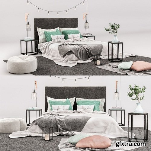 Decorative Bedroom Set 02