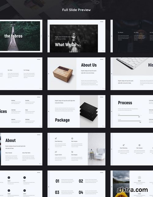 Fabros - Minimal & Creative Template (Google)