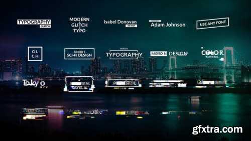 VideoHive Glitch Titles Animations 24215198