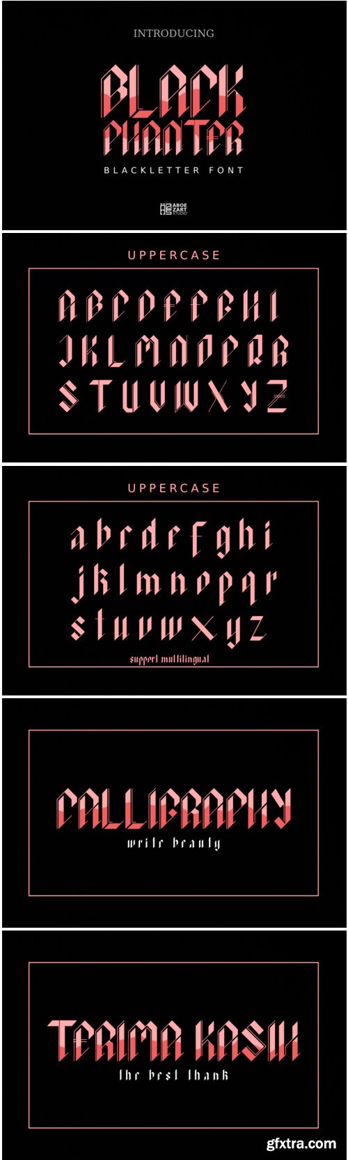 Black Phanter Font