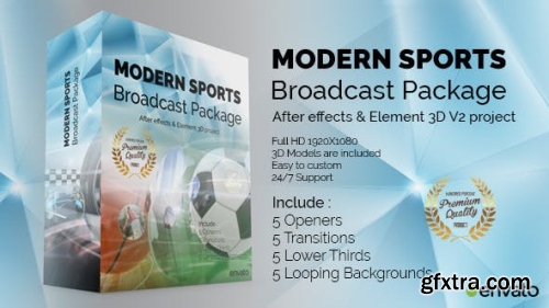 VideoHive Modern Sports Broadcast Package 12645696