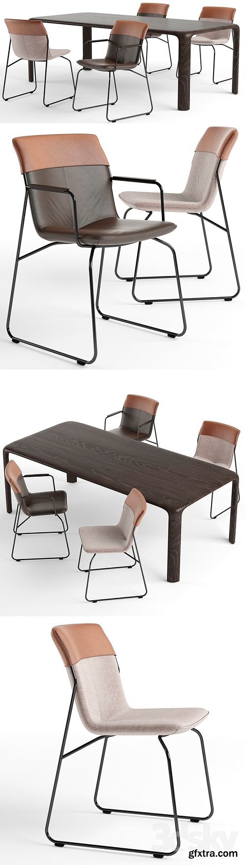 Leolux Ditte Chair Set